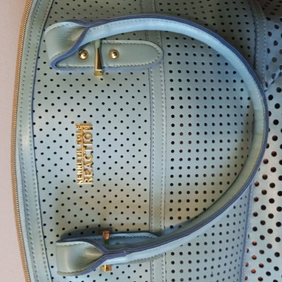 Kenneth Cole Reaction Multi Pocket Turquoise Pocketbook, PVC - Picture 3 of 7